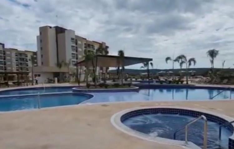 Praias Do Lago Eco Resort Apto 5 Pessoas N406 N407 Caldas Novas Zewnętrze zdjęcie